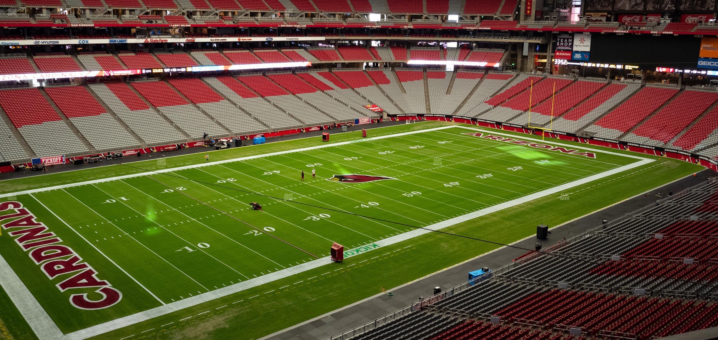 Seating view for State Farm Stadium Section Ring Of Honor 451