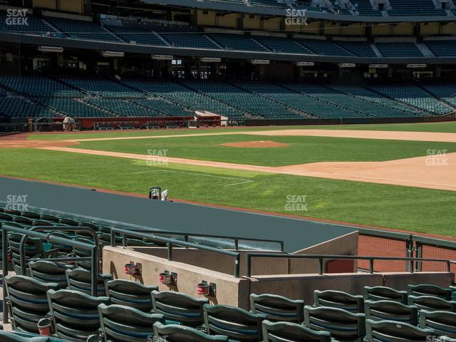 Seating view for Chase Field Section 114