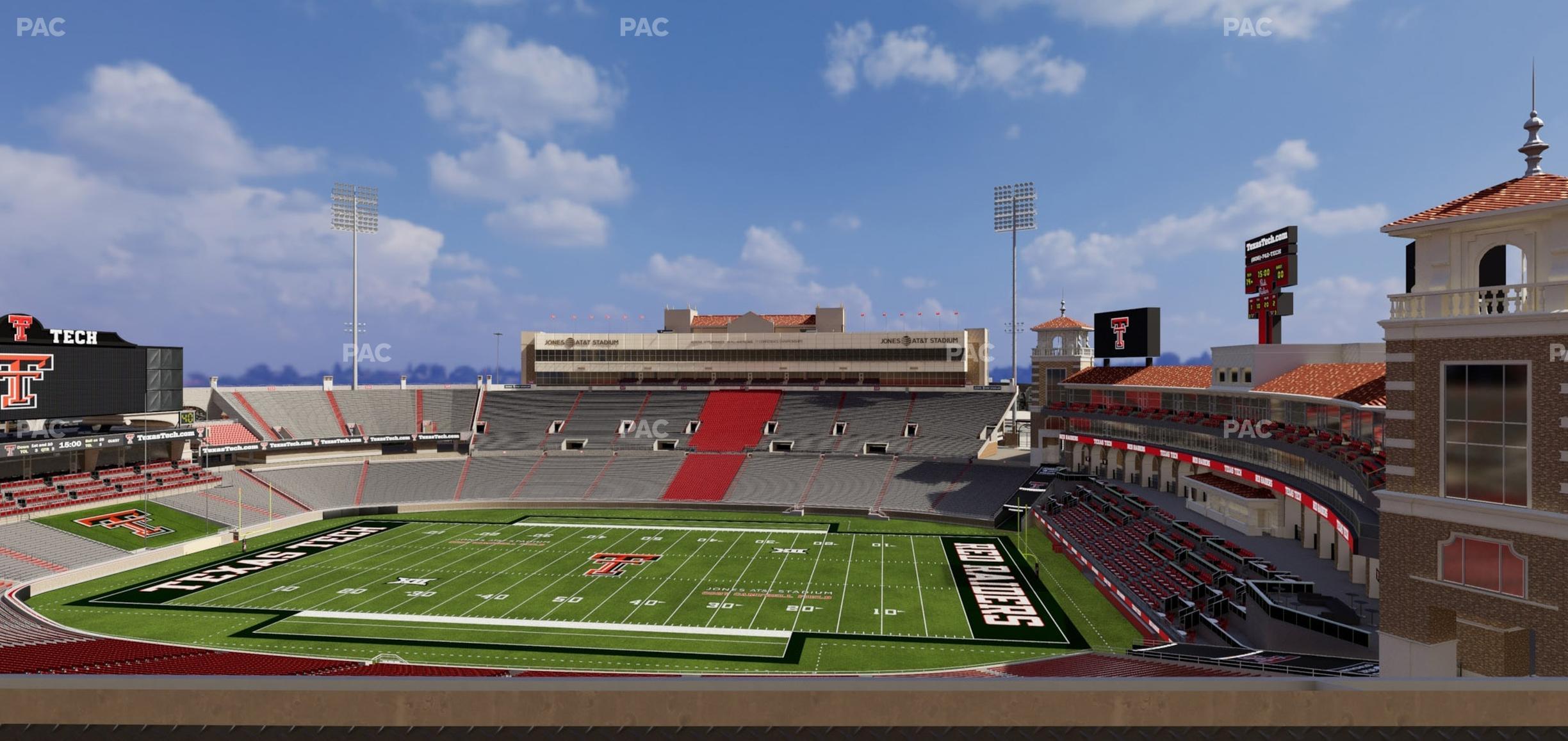 Seating view for Jones AT&T Stadium Section Club B