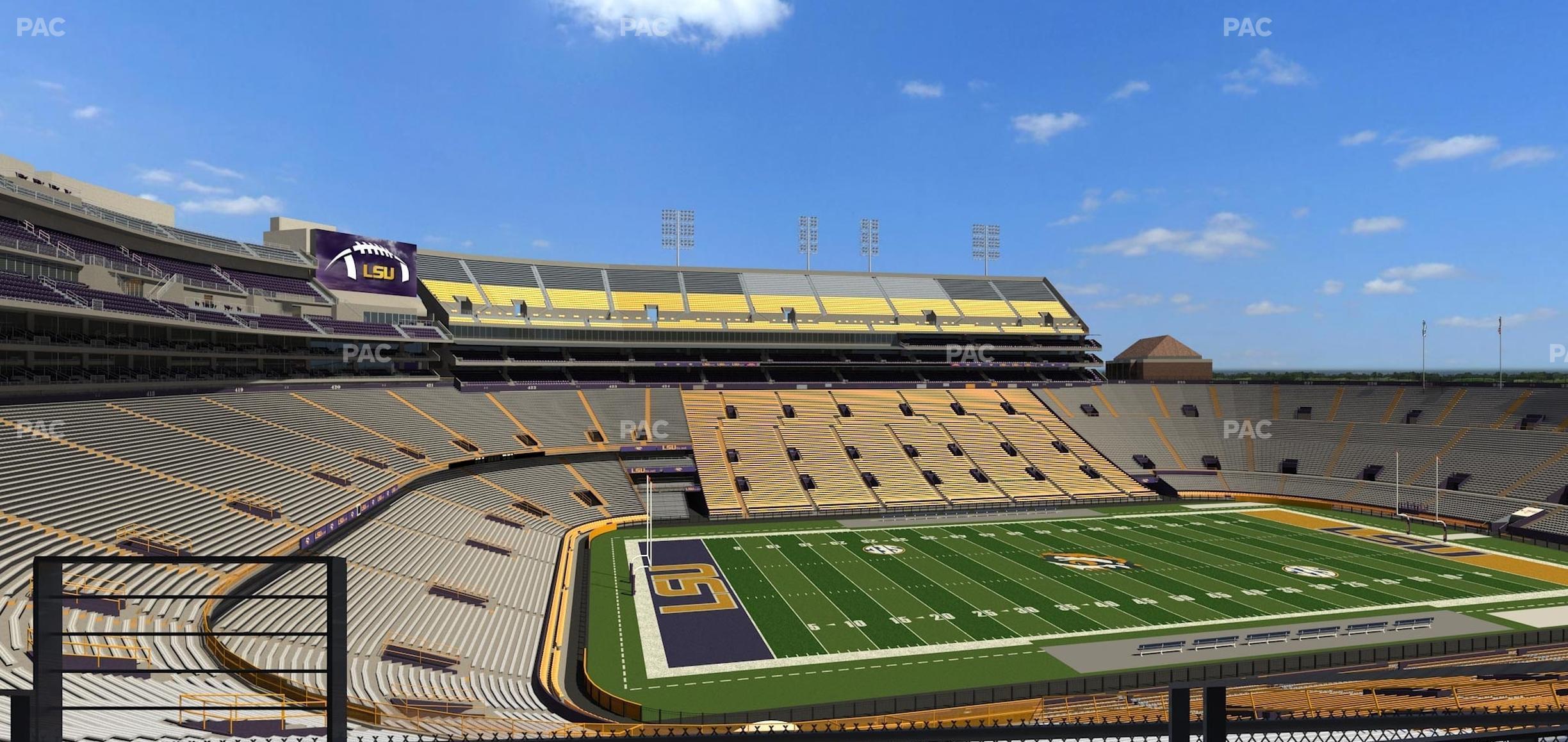 Seating view for Tiger Stadium Section Suite 127