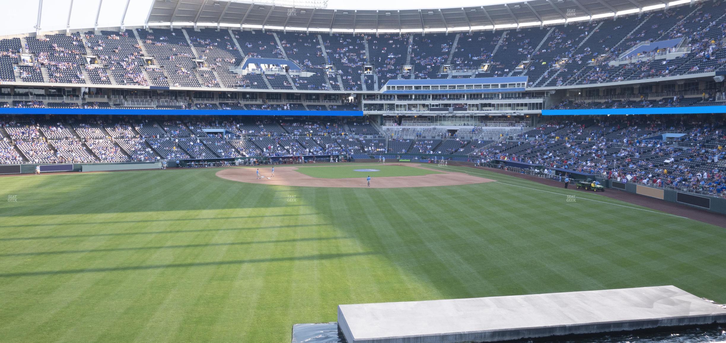 Seating view for Kauffman Stadium Section 201