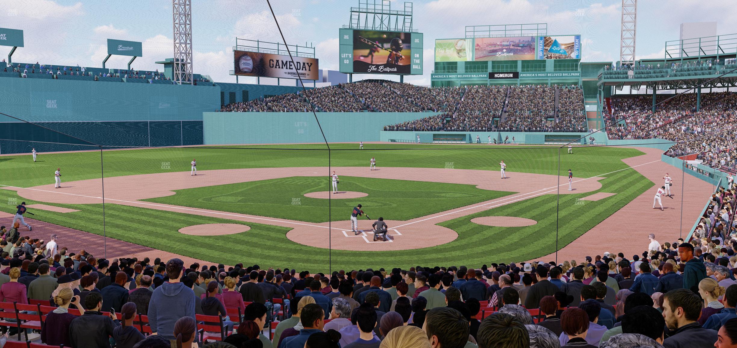 Seating view for Fenway Park Section Loge Box 132