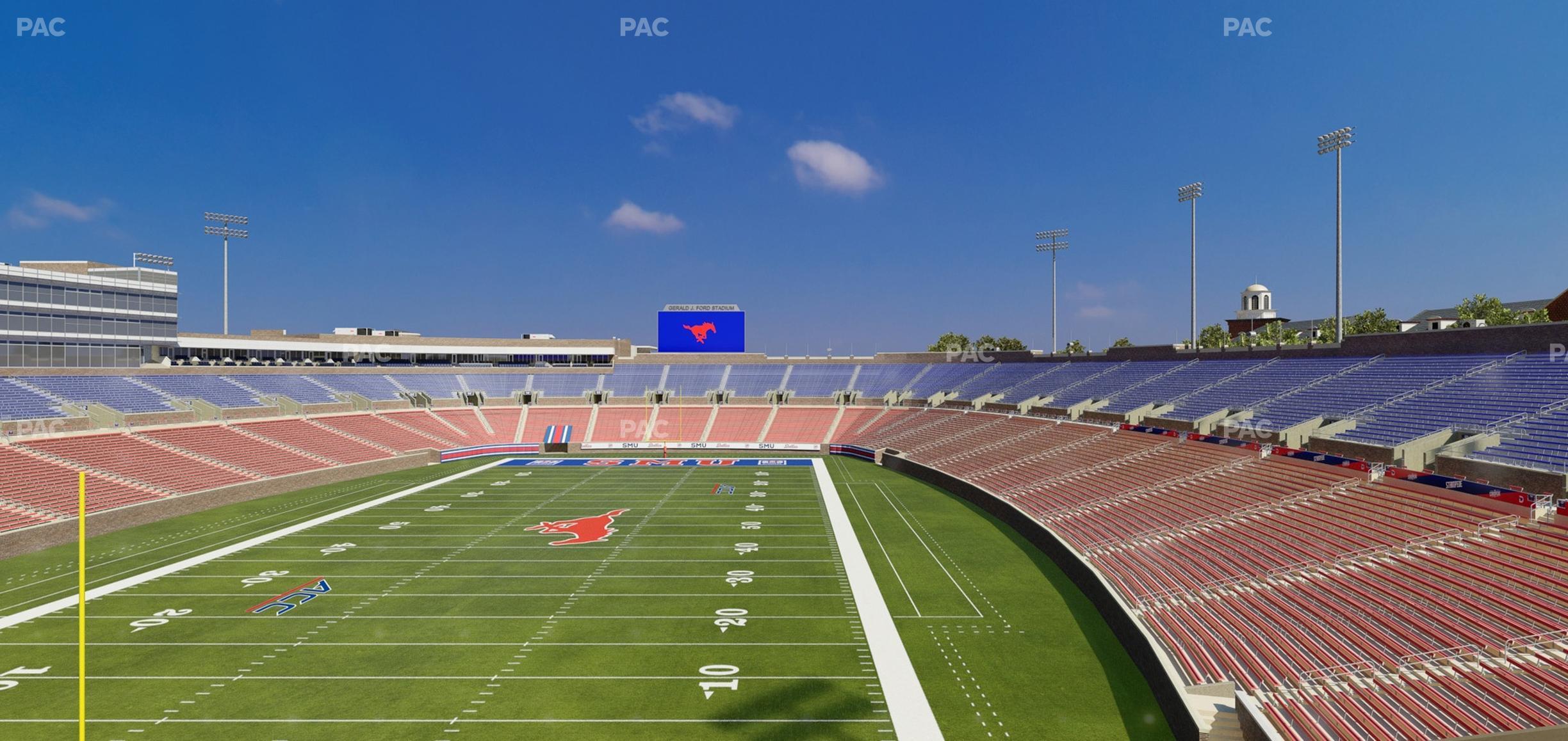 Seating view for Gerald Ford Stadium Section 332