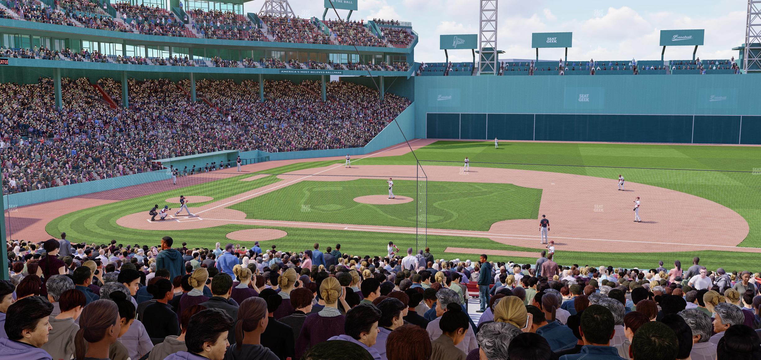 Seating view for Fenway Park Section Grandstand 15