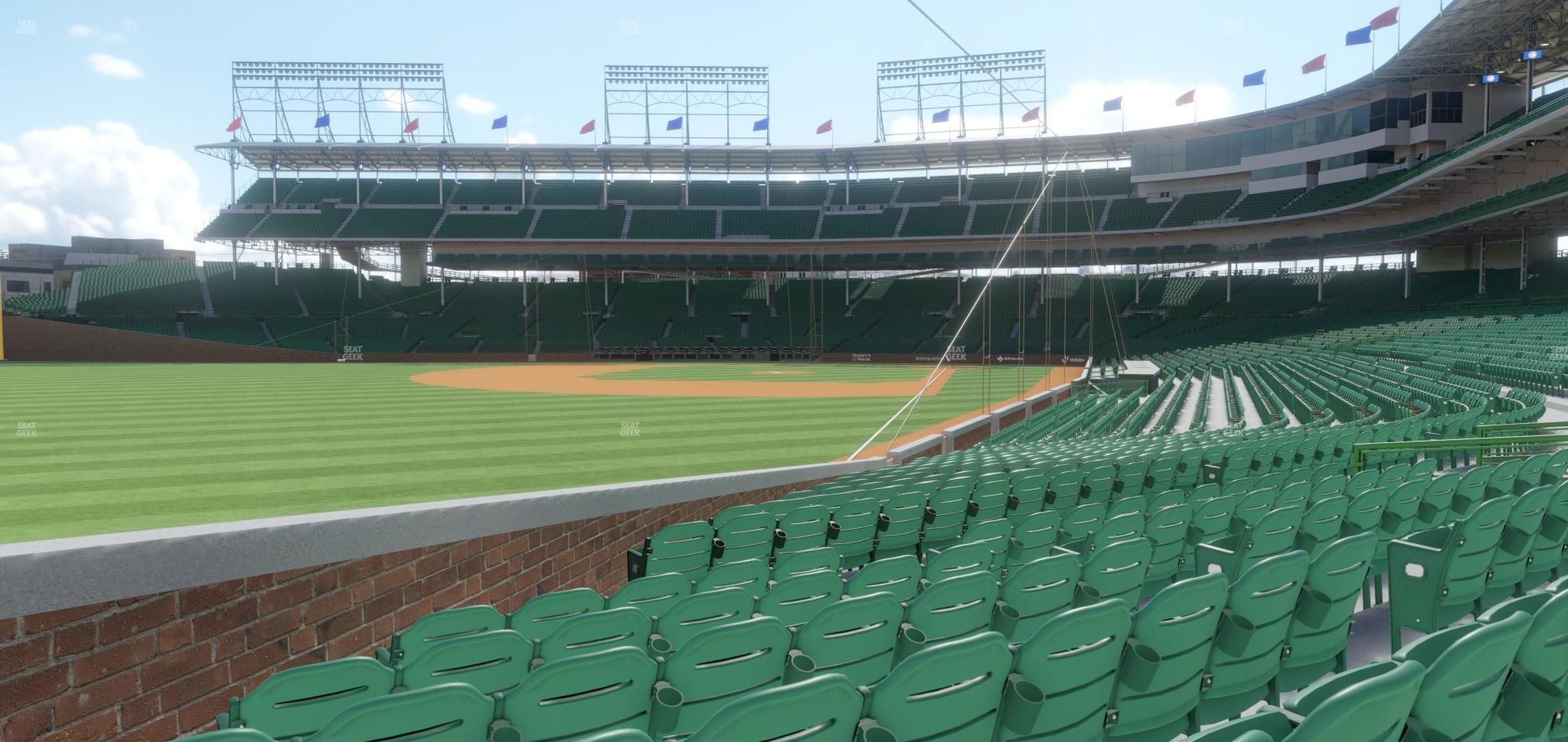 Seating view for Wrigley Field Section 102