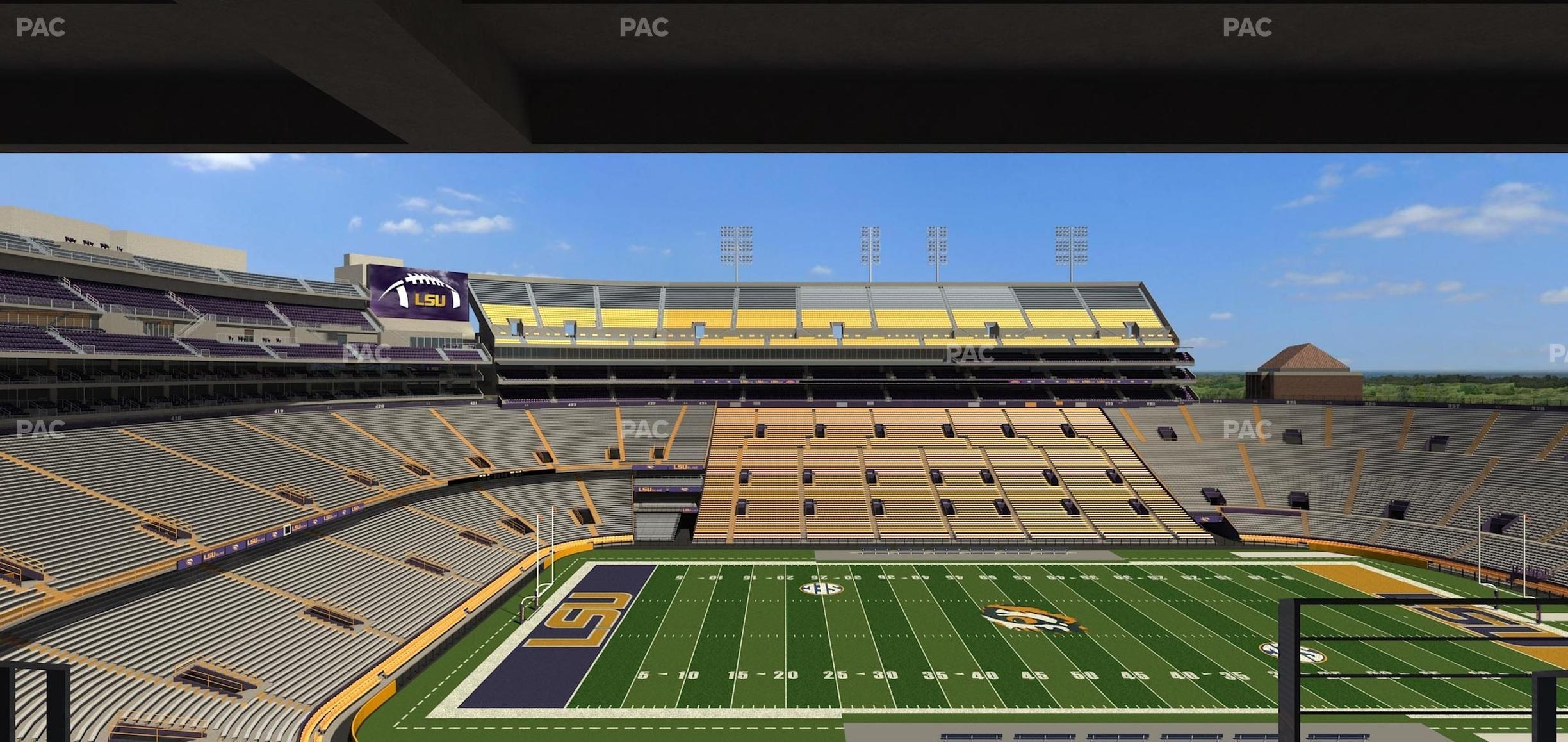 Seating view for Tiger Stadium Section Suite 219