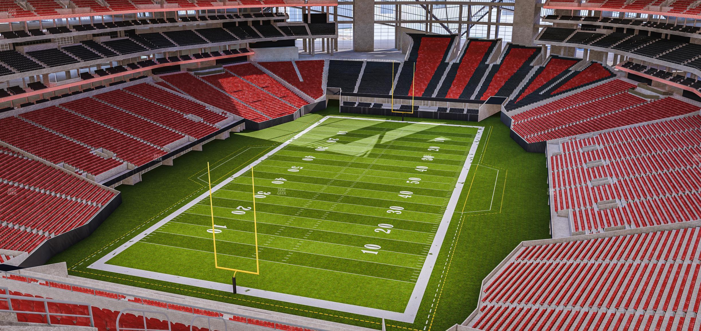 Seating view for Mercedes-Benz Stadium Section 323