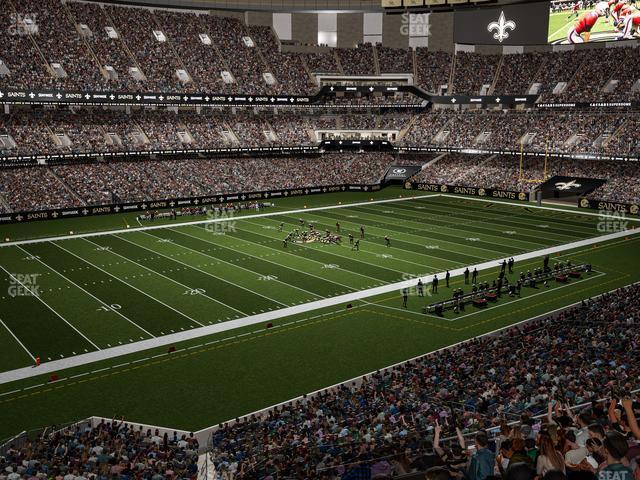 Seating view for Caesars Superdome Section 341