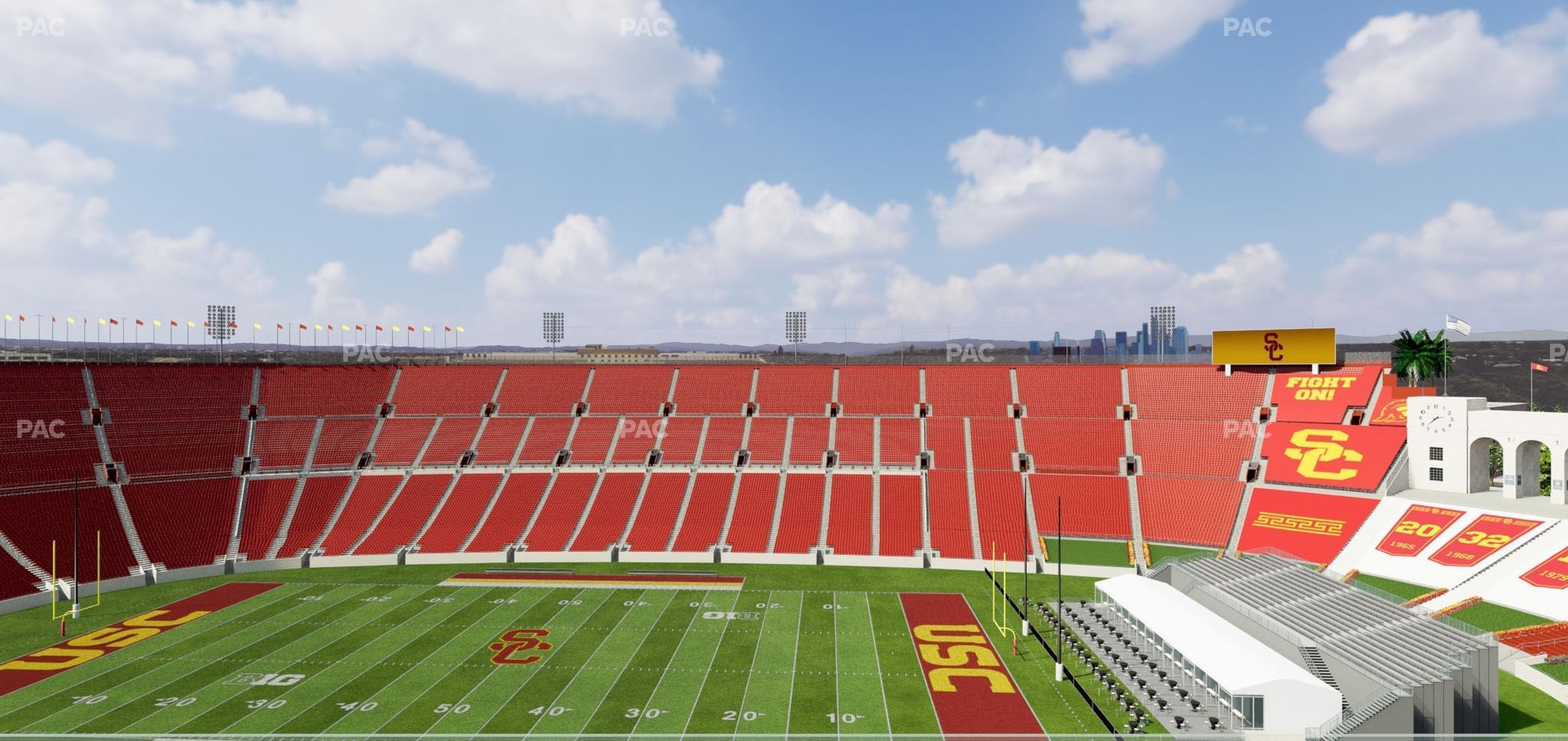 Seating view for Los Angeles Memorial Coliseum Section Suite 504