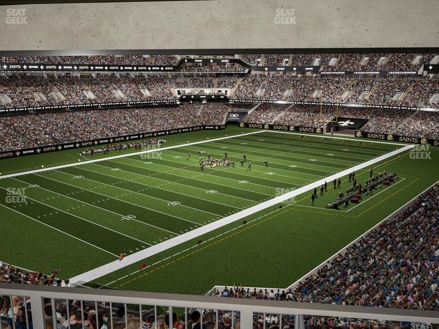 Seating view for Caesars Superdome Section Suite 379