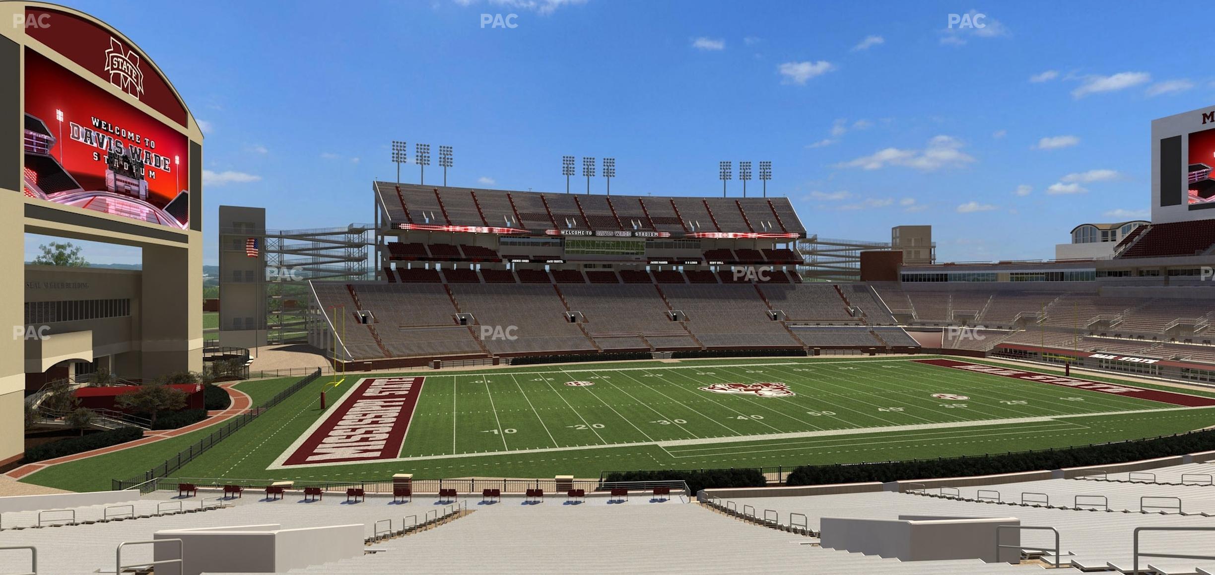 Seating view for Davis Wade Stadium Section 23