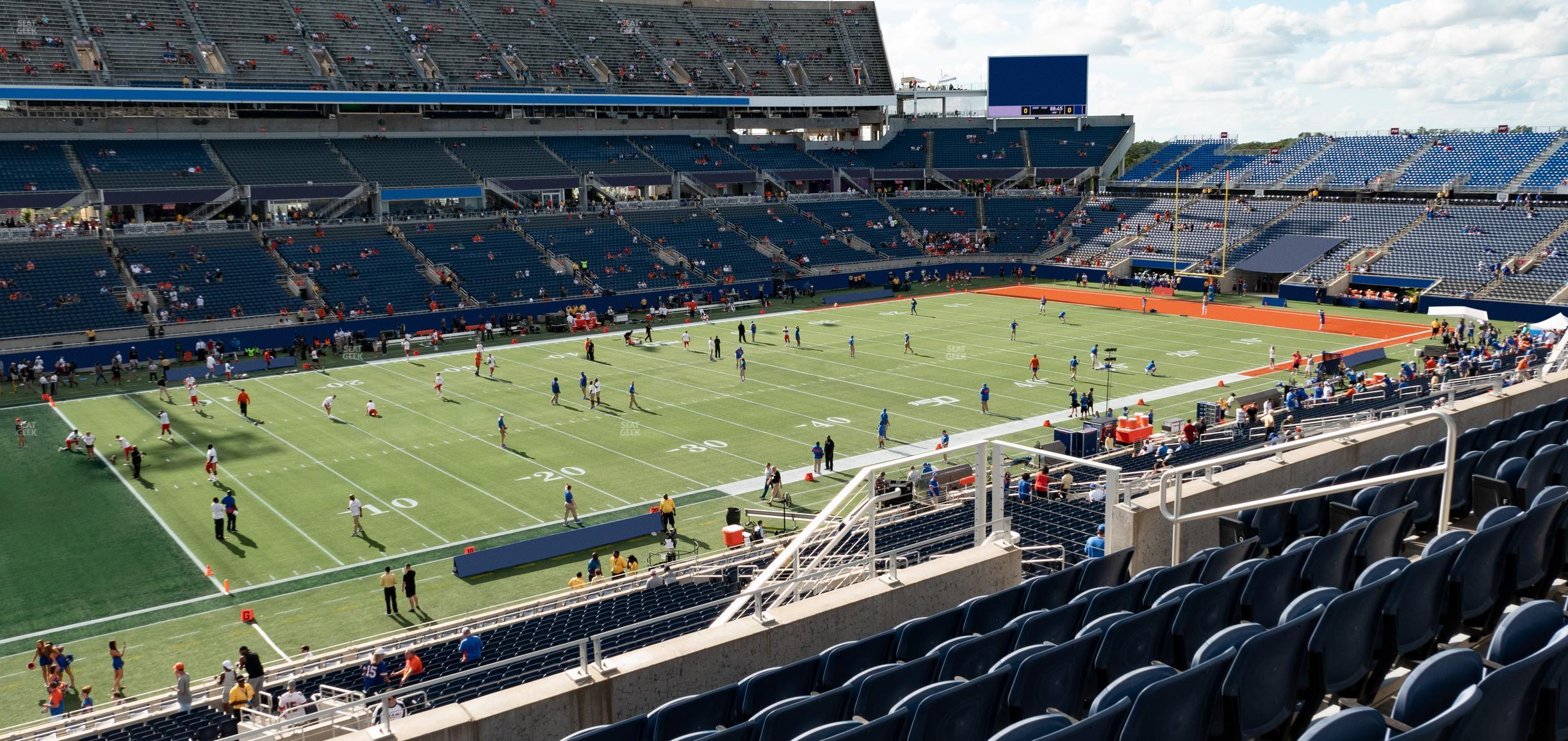 Seating view for Camping World Stadium Section Plaza 13