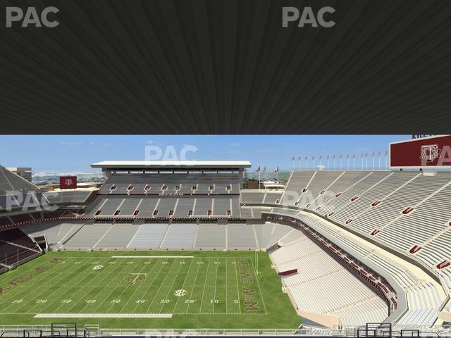 Seating view for Kyle Field Section 402