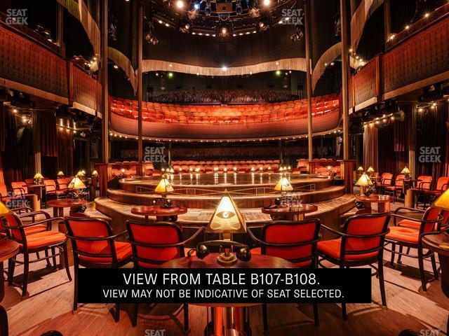 Seating view for August Wilson Theatre Section Orchestra Table Seating 6