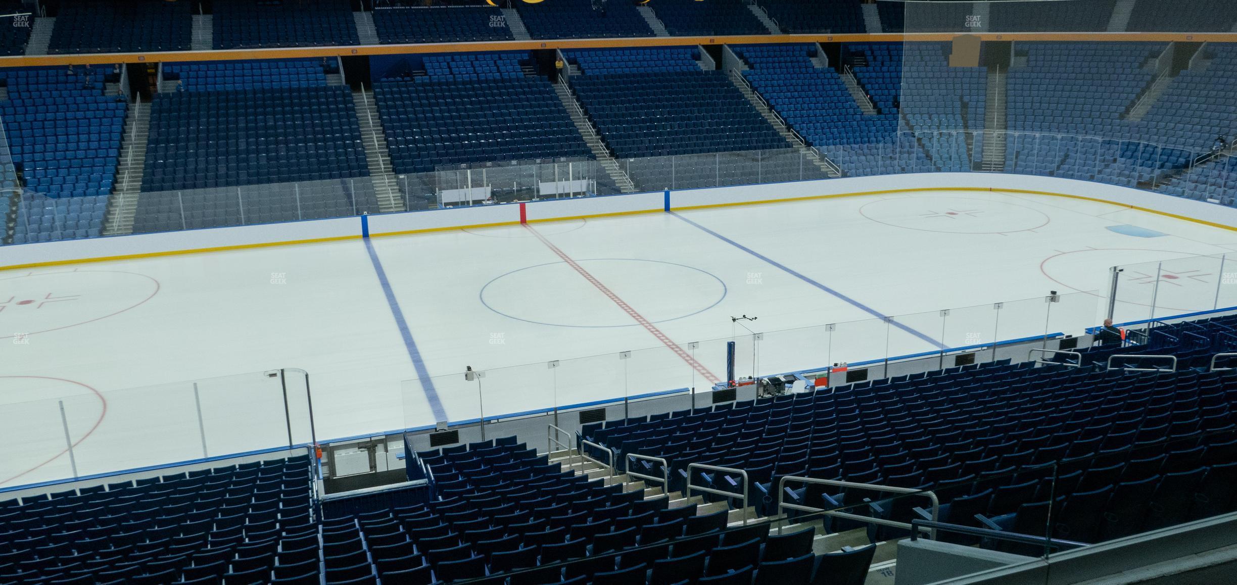 Seating view for KeyBank Center Section 208