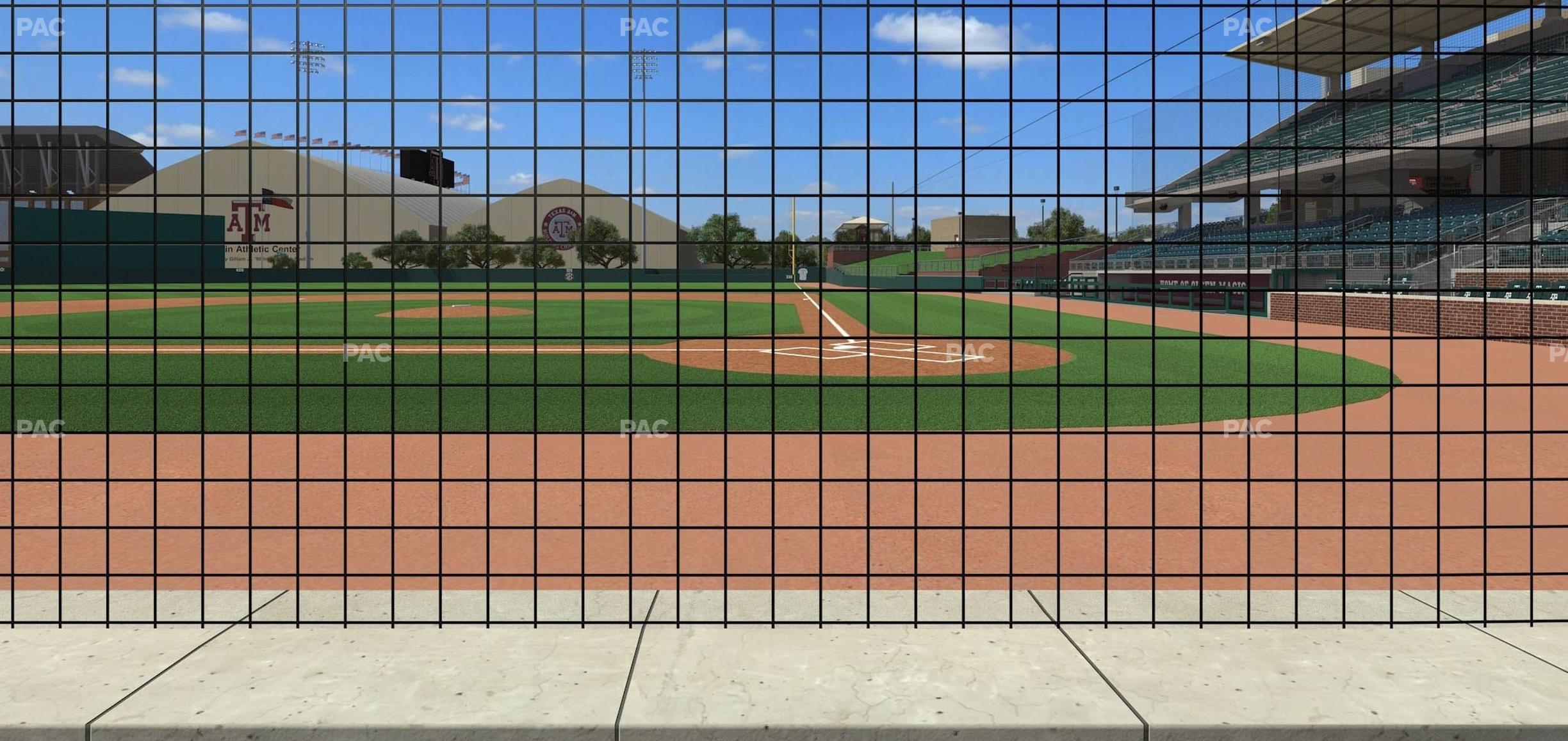 Seating view for Olsen Field at Blue Bell Park Section Field Club 6