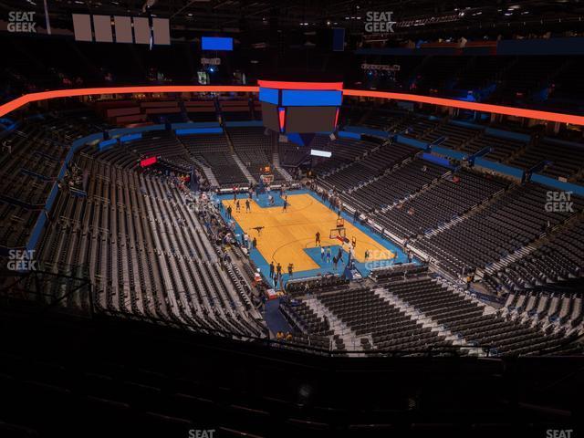 Seating view for Paycom Center Section 318