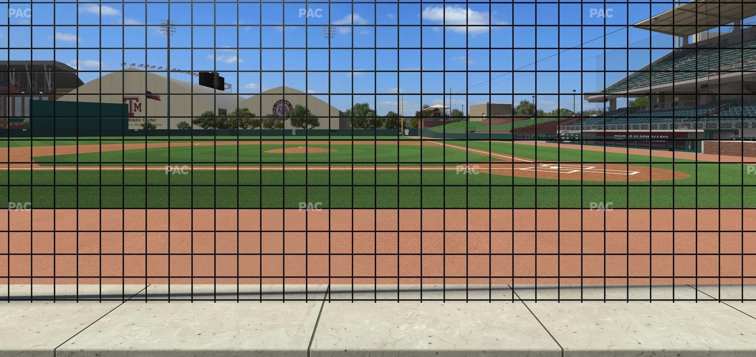 Seating view for Olsen Field at Blue Bell Park Section Field Club 7