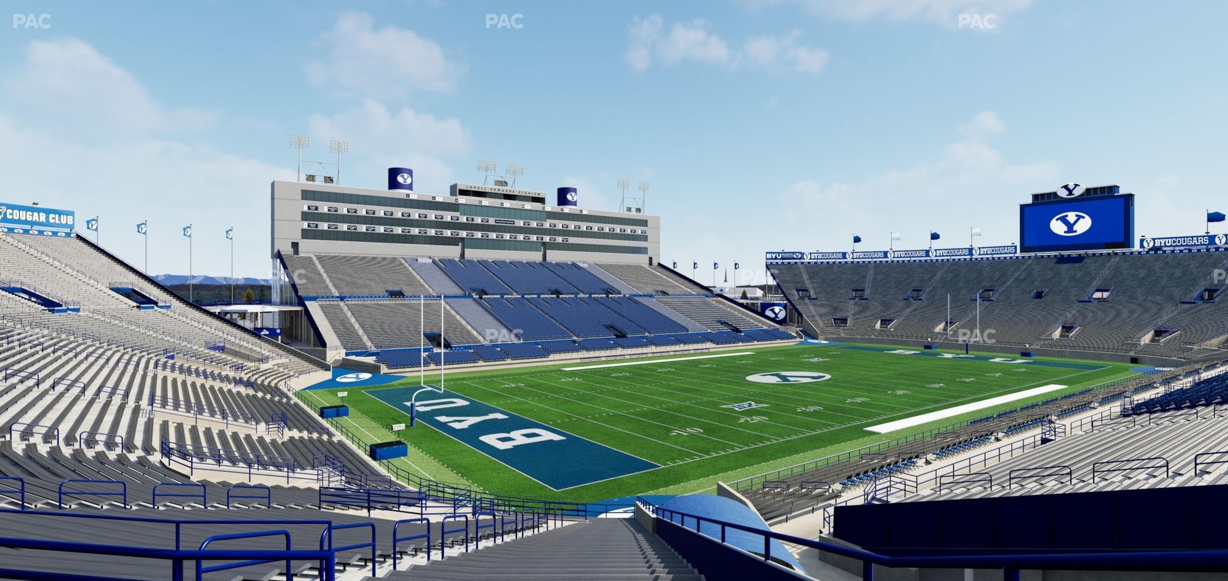 Seating view for LaVell Edwards Stadium Section 141