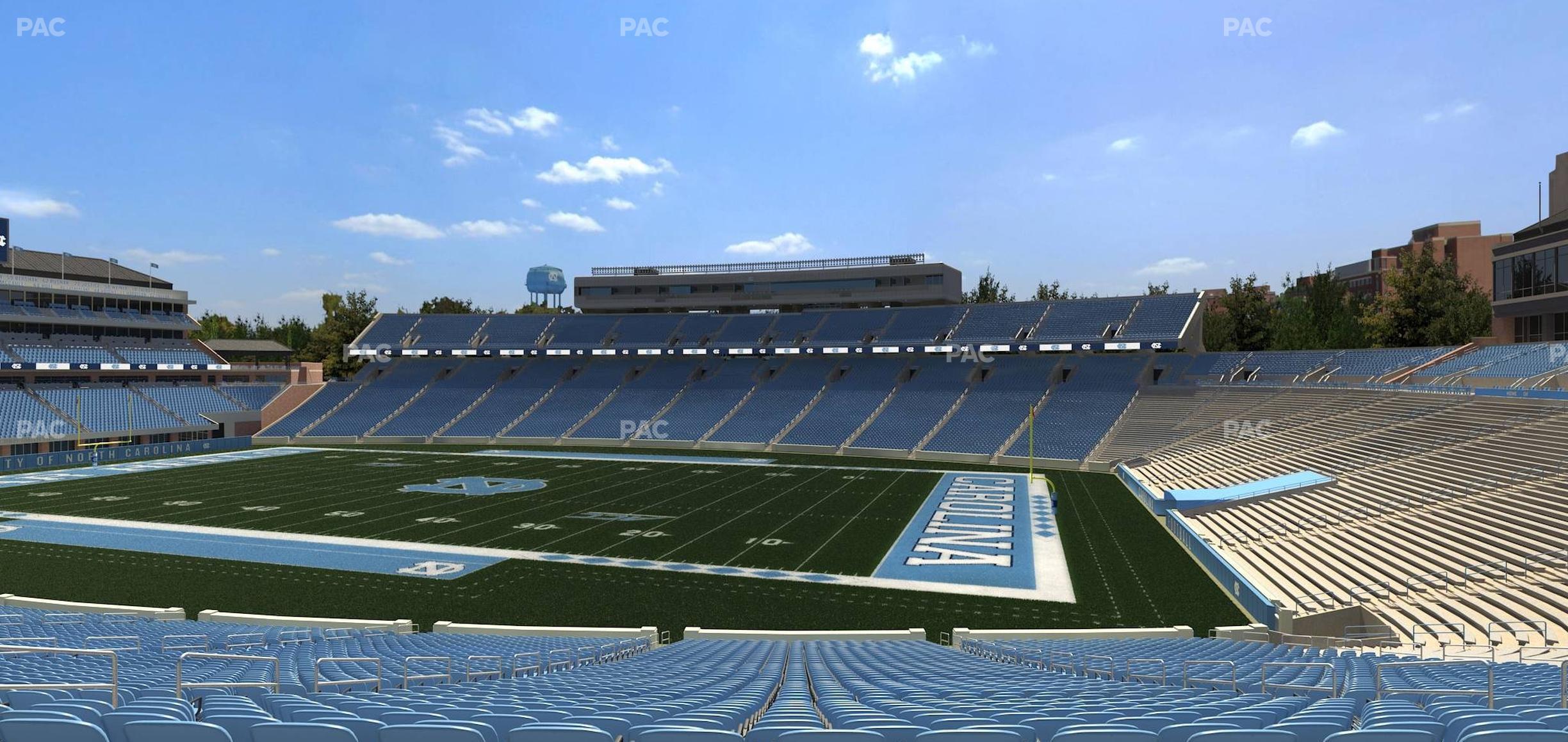 Seating view for Kenan Memorial Stadium Section 110