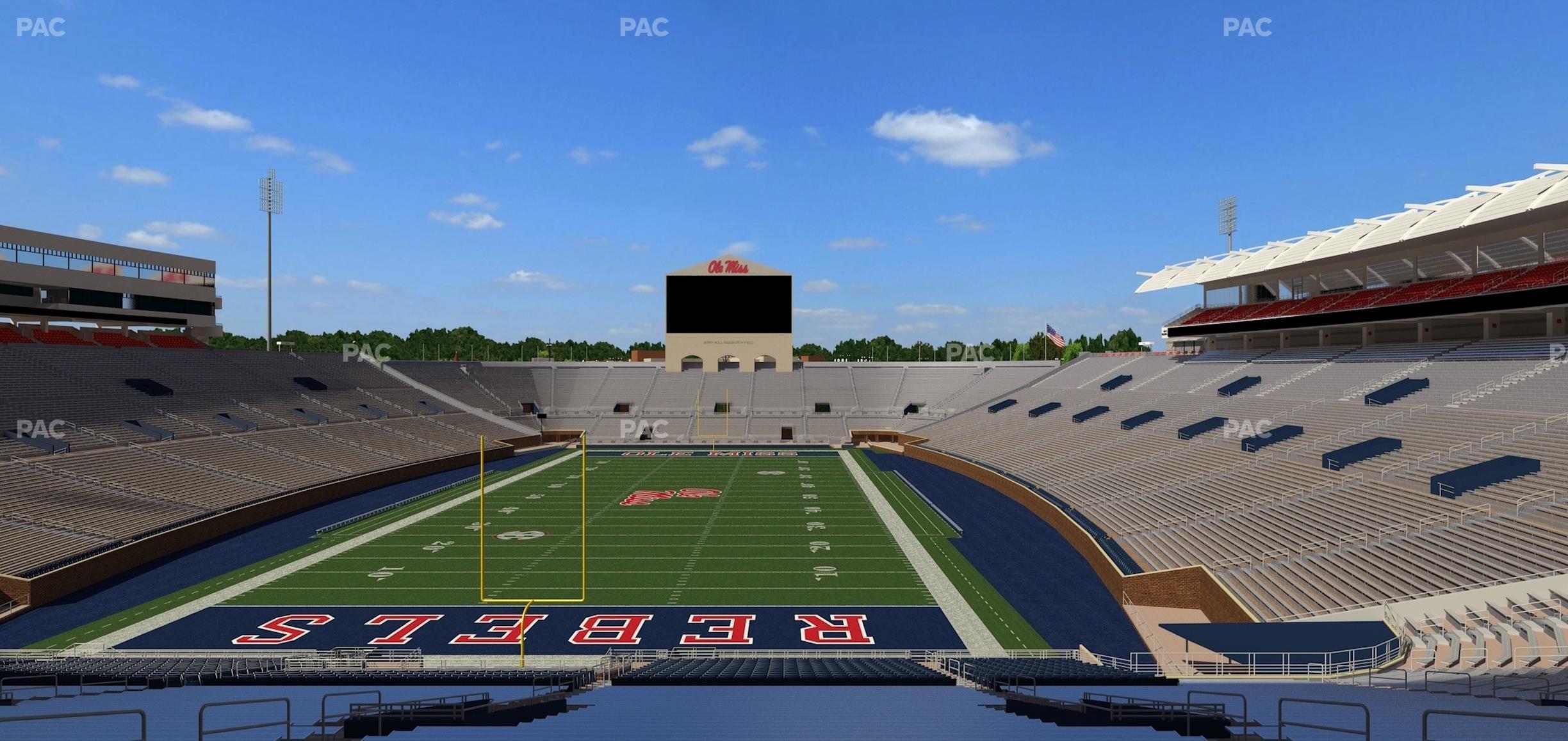 Seating view for Vaught Hemingway Stadium Section S 5