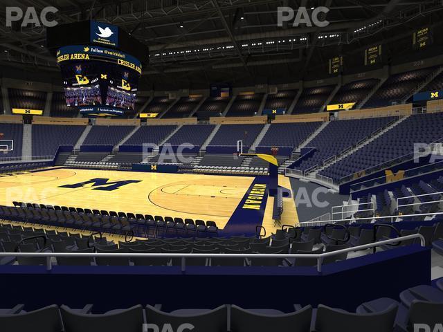 Seating view for Crisler Center Section 101