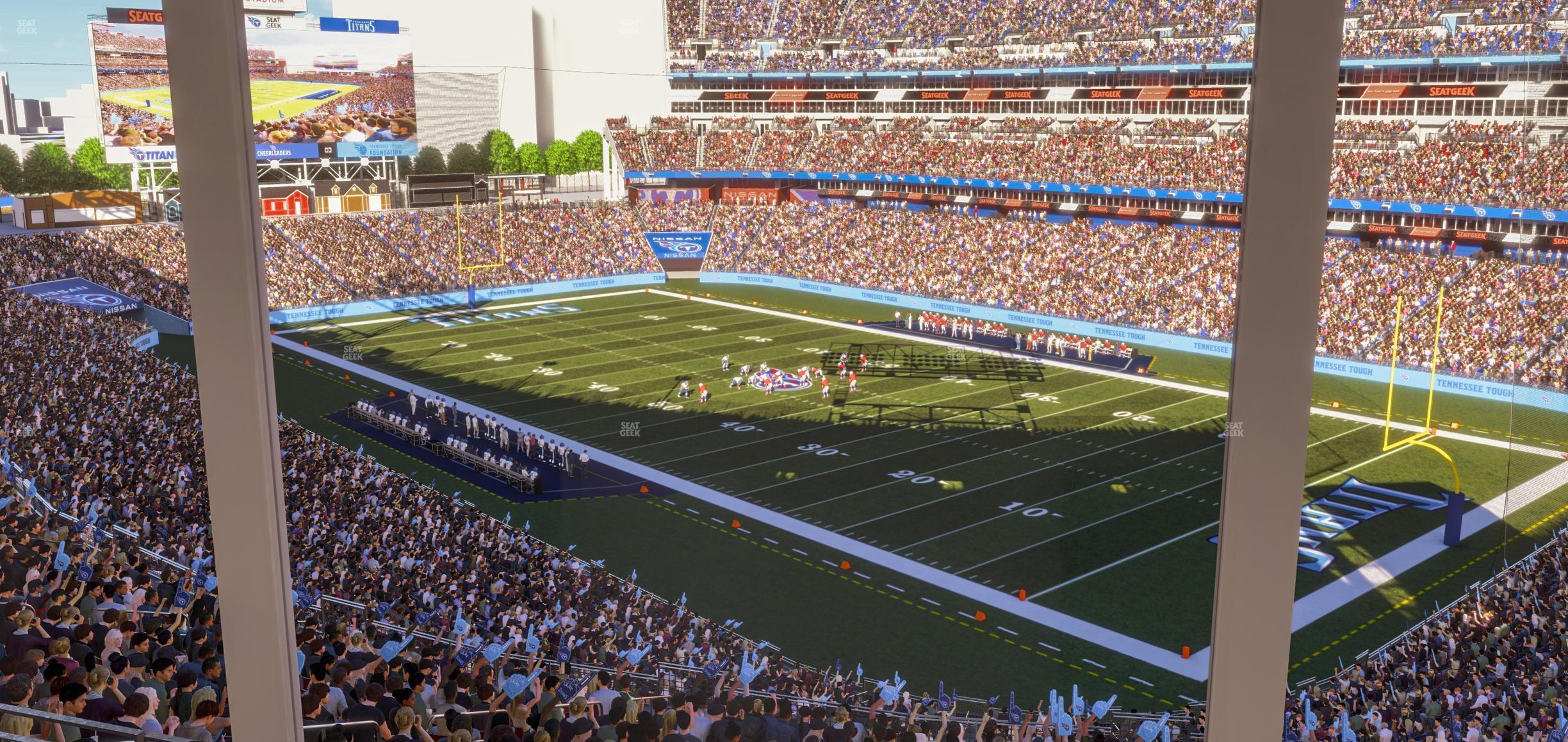 Seating view for Nissan Stadium Section Suite 553 W