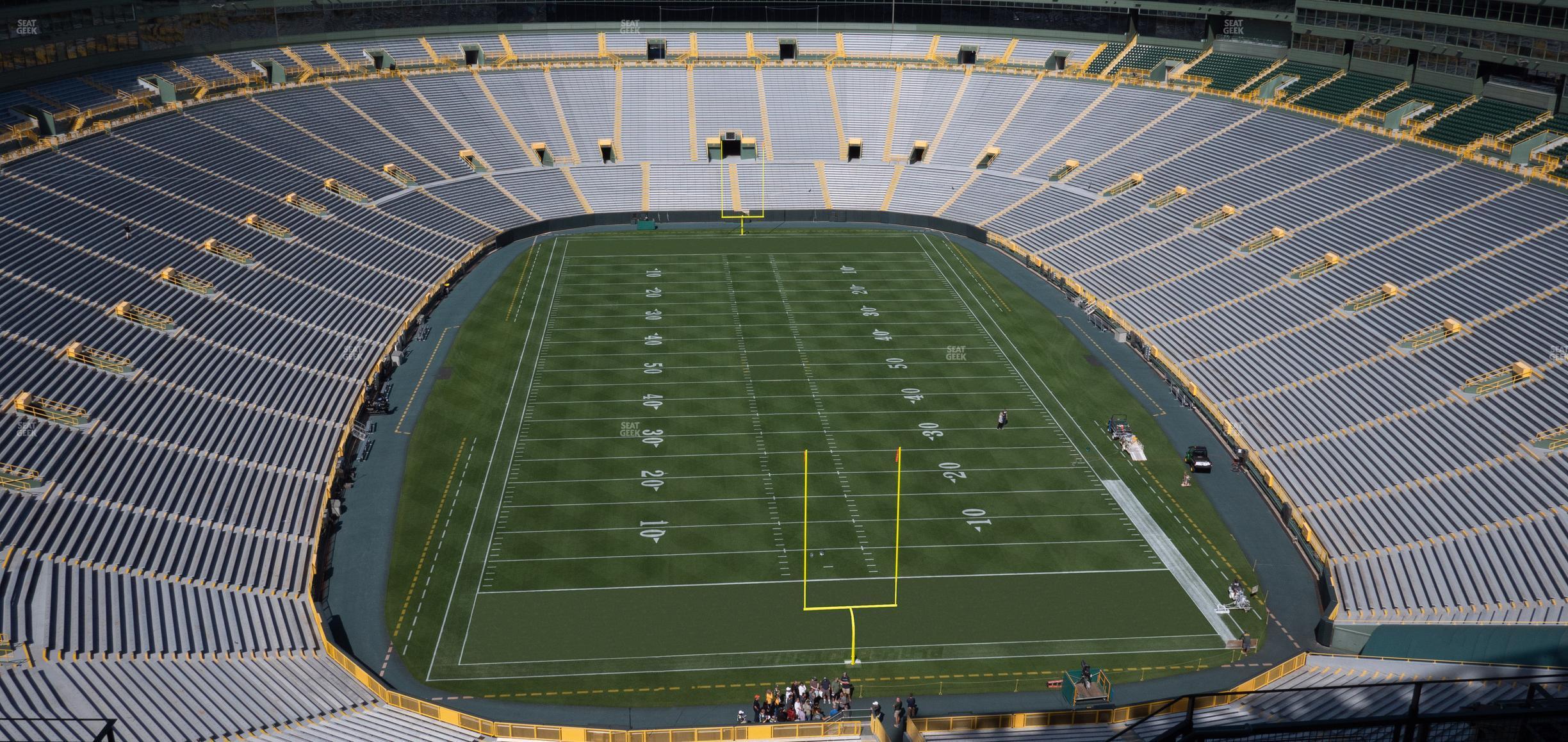 Seating view for Lambeau Field Section 748 S