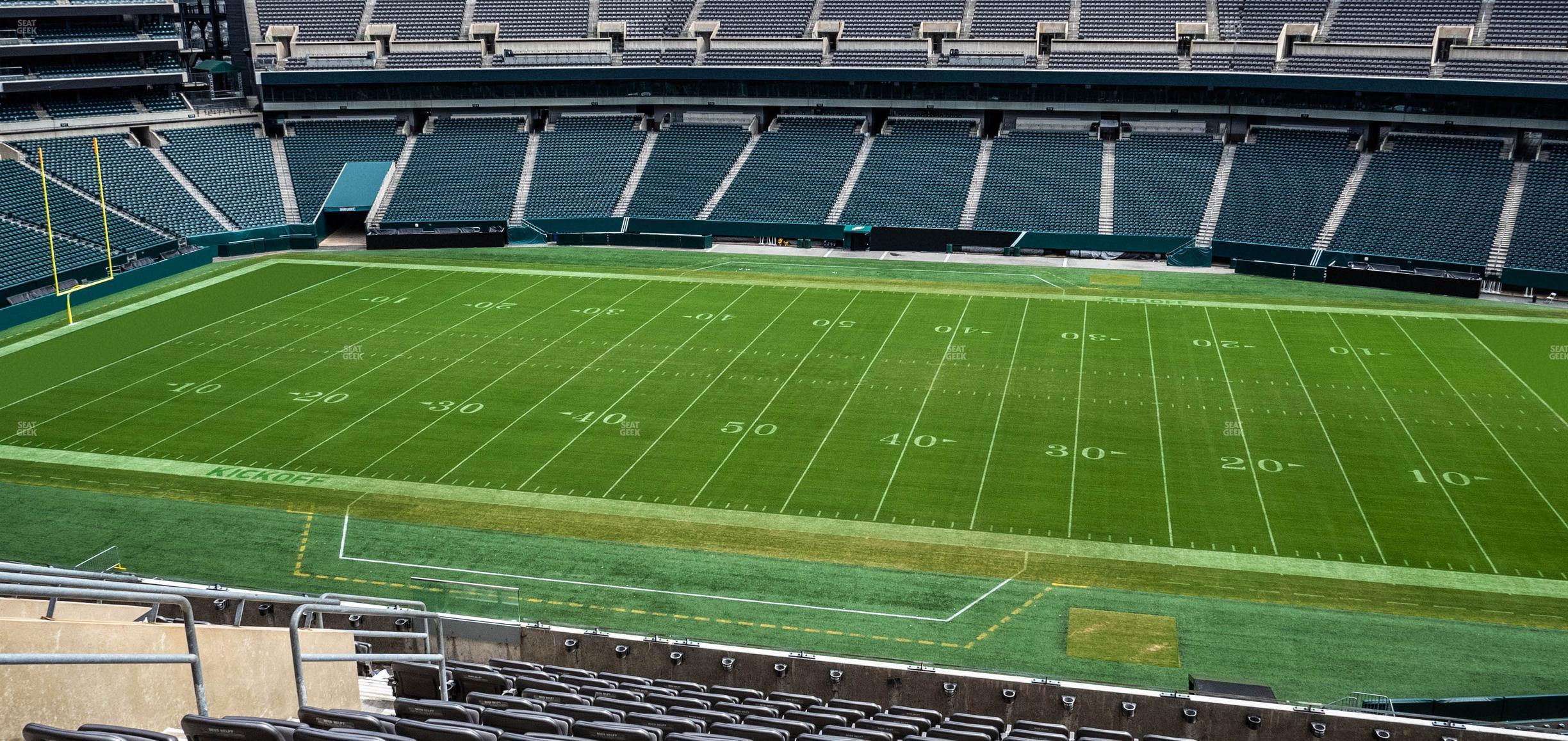 Seating view for Lincoln Financial Field Section C 2