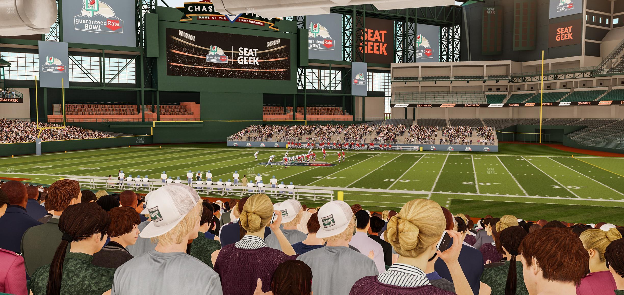 Seating view for Chase Field Section 128 W