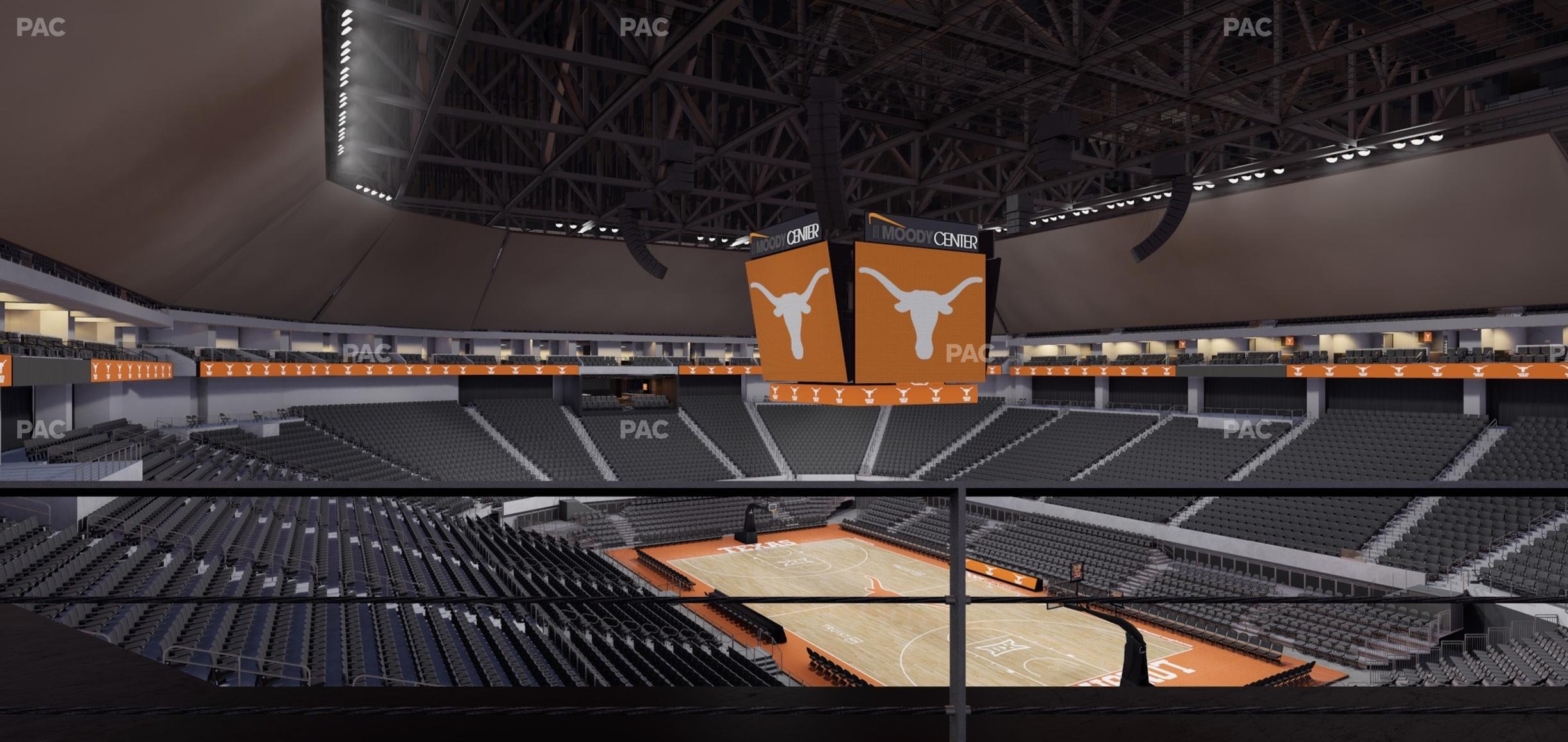 Seating view for Moody Center ATX Section Loge 25