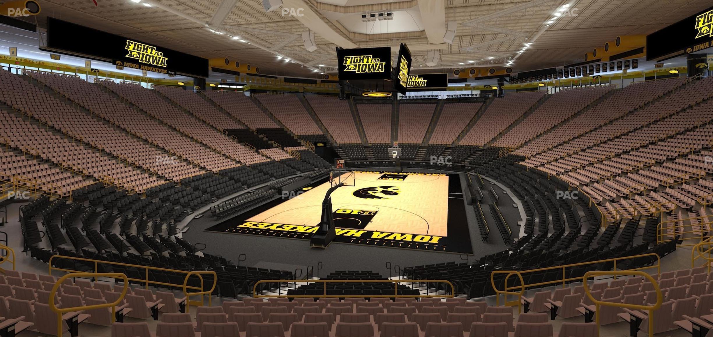 Seating view for Carver-Hawkeye Arena Section I