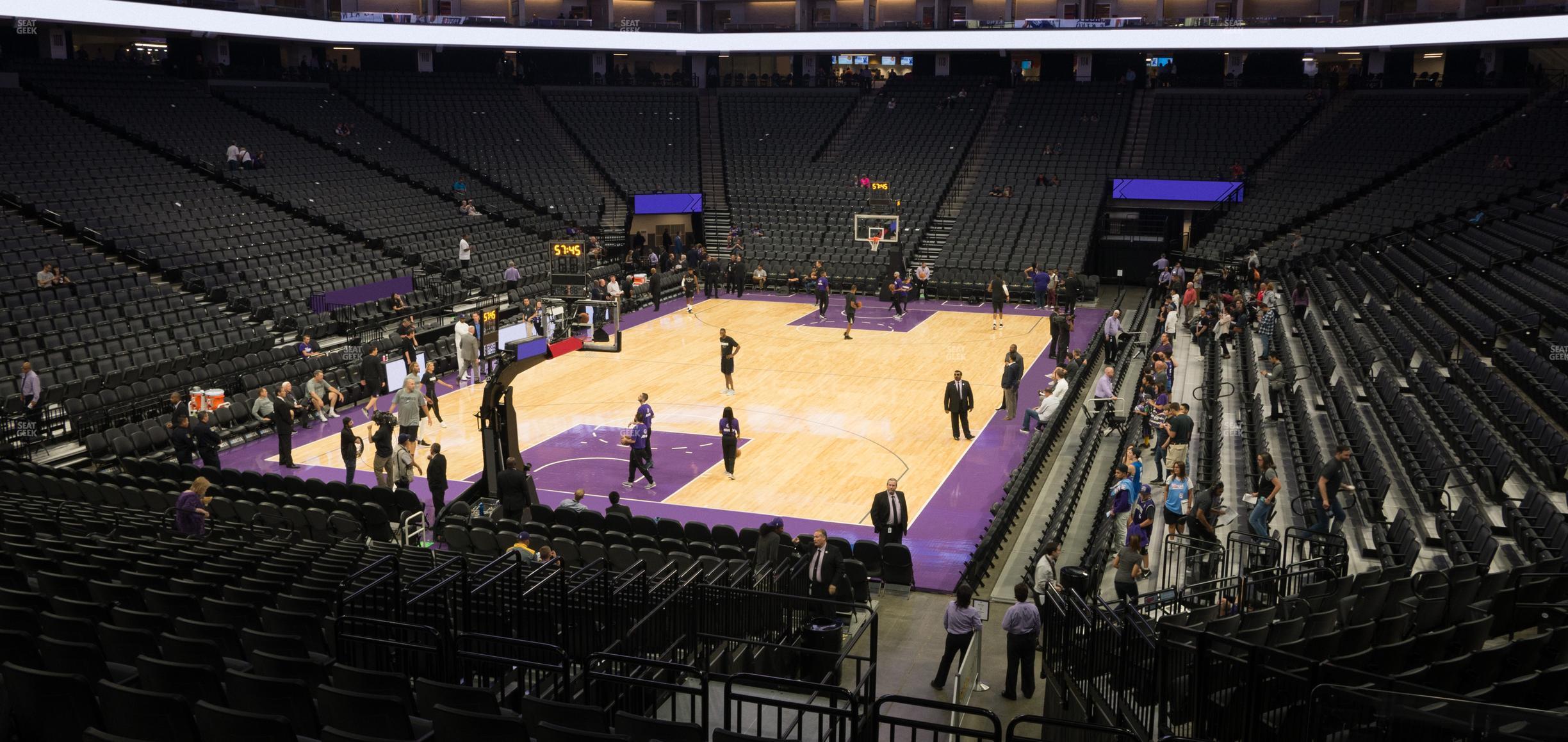 Seating view for Golden 1 Center Section 125