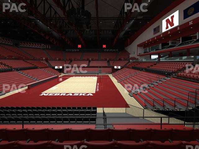 Seating view for Bob Devaney Sports Center Section B 12