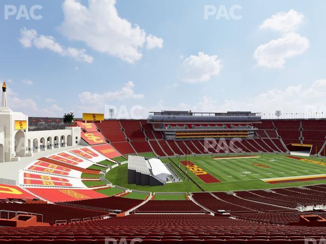 Seating view for Los Angeles Memorial Coliseum Section 326