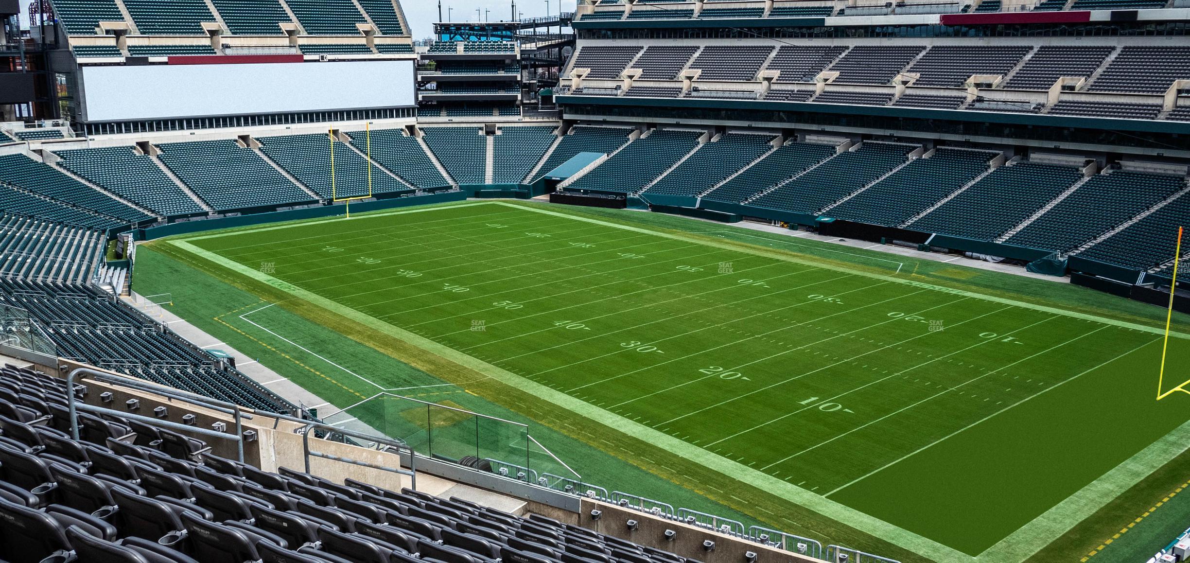 Seating view for Lincoln Financial Field Section C 6