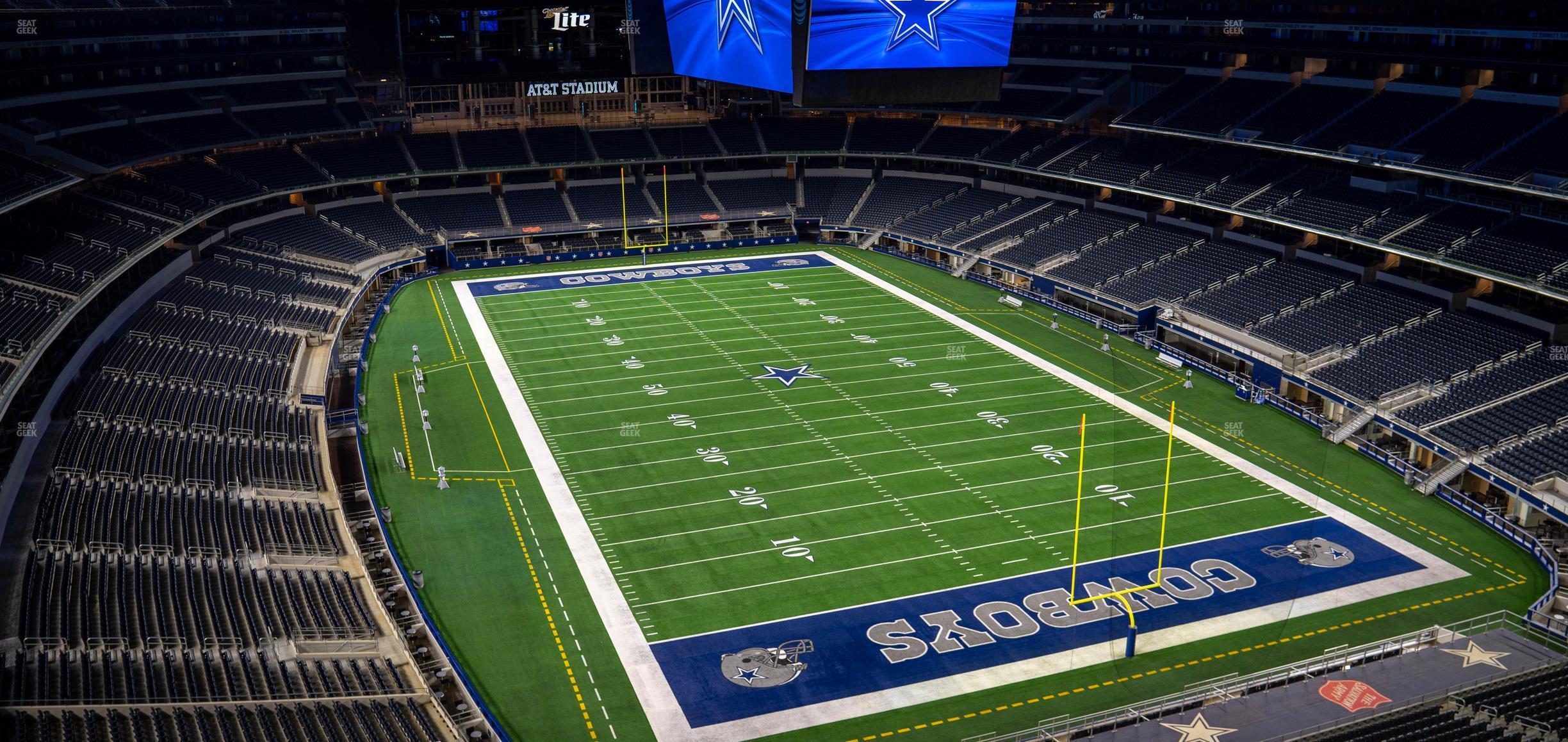 Seating view for AT&T Stadium Section Star Suite 614