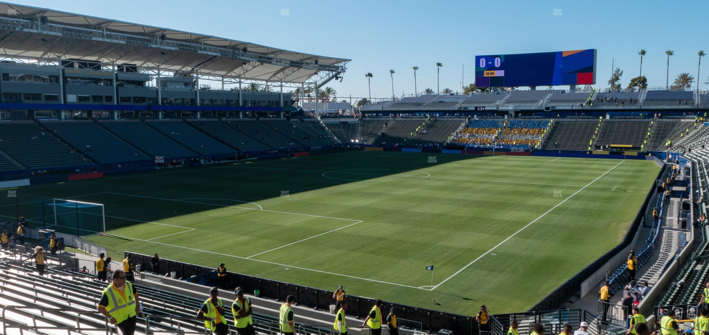 Seating view for Dignity Health Sports Park Section 139