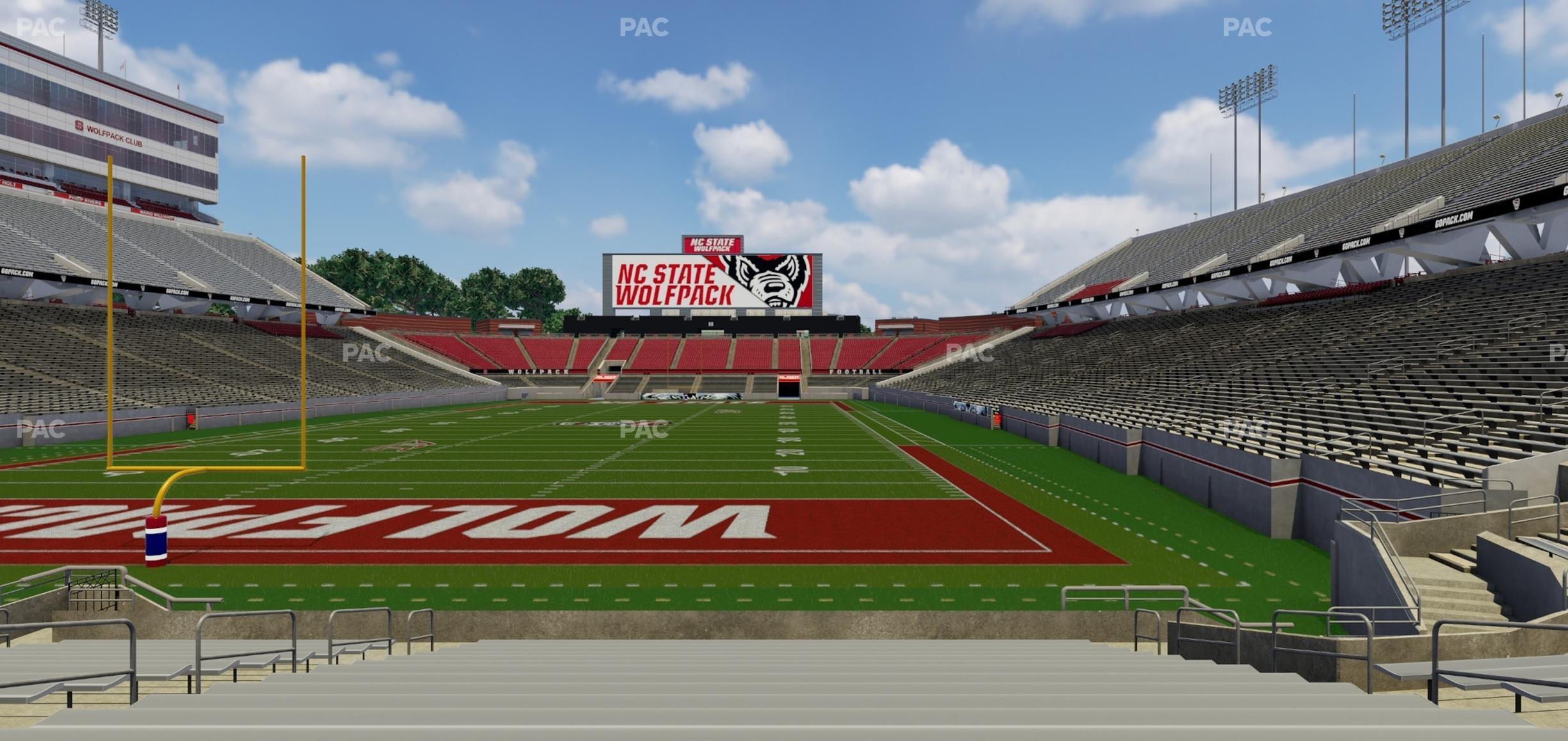 Seating view for Carter-Finley Stadium Section 113