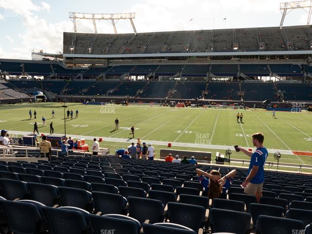 Seating view for Camping World Stadium Section 107