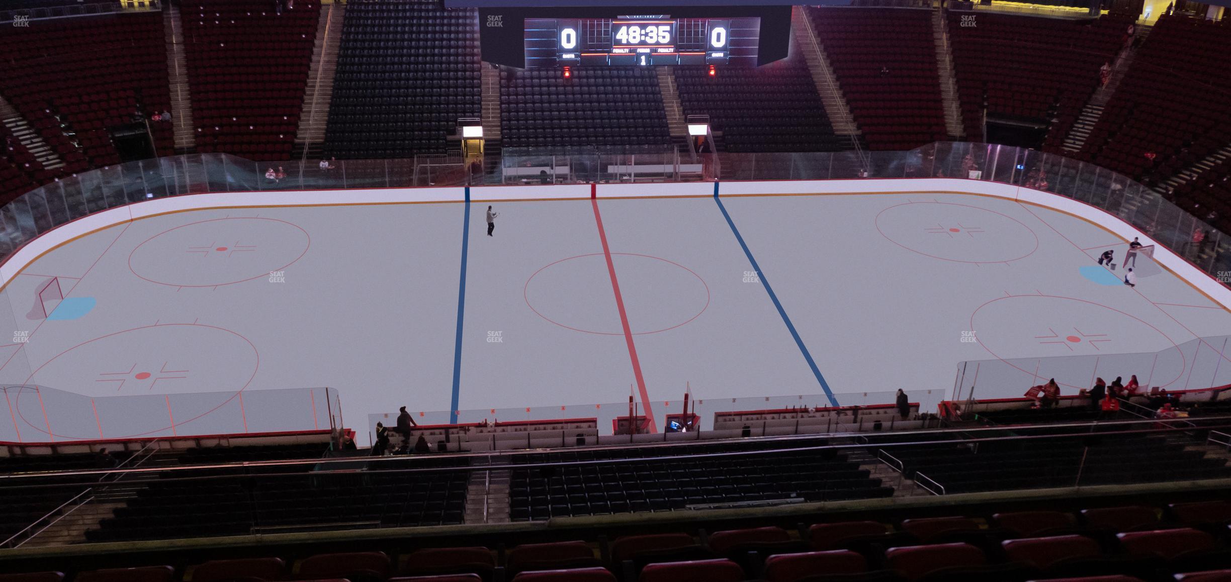 Seating view for Prudential Center Section 111