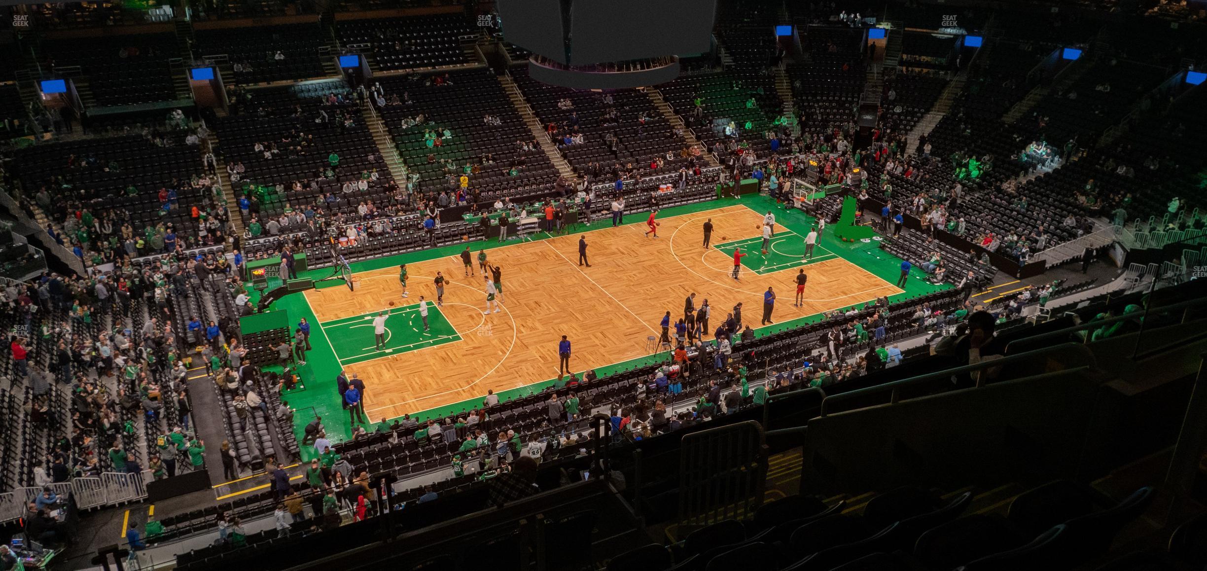 Seating view for TD Garden Section Balcony 318