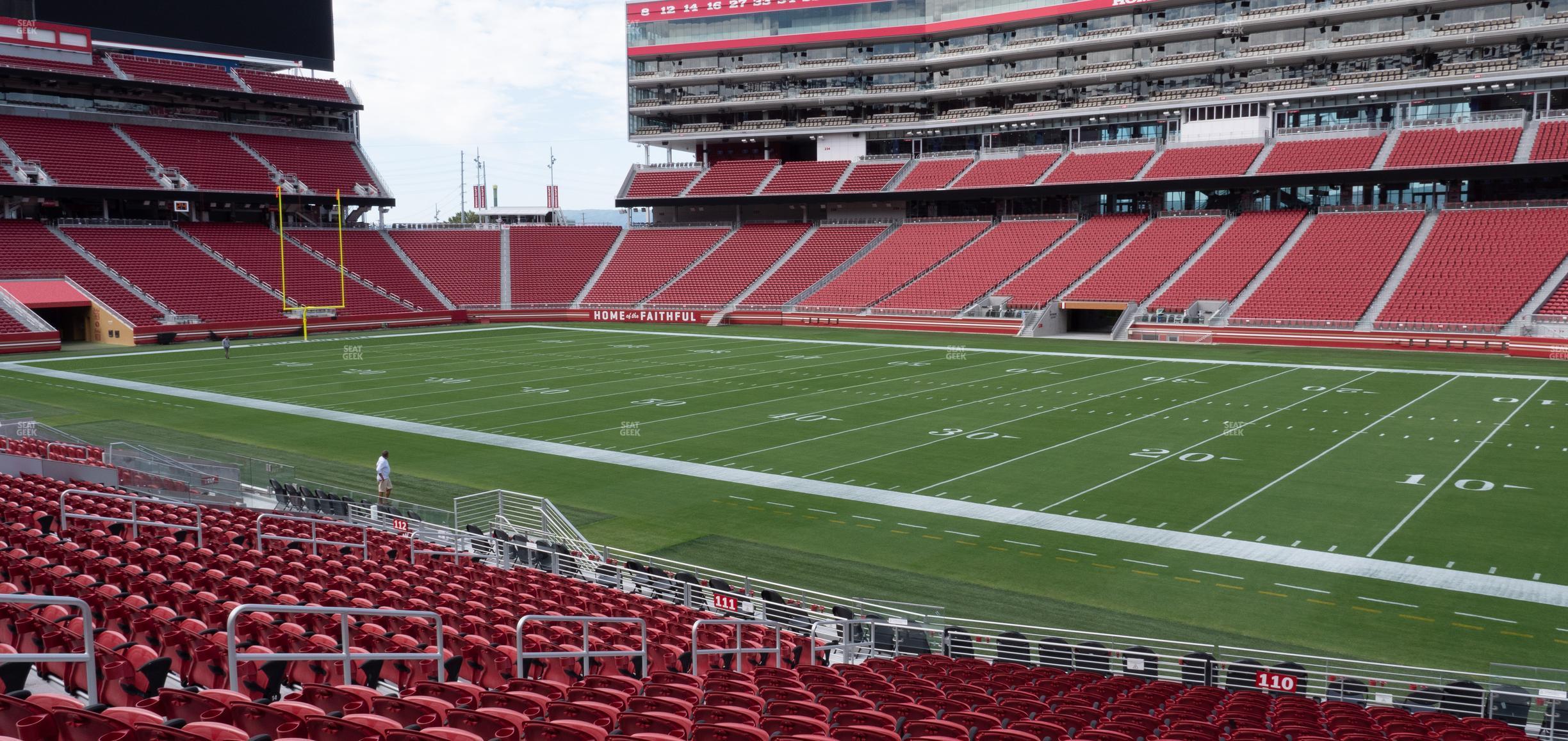 Seating view for Levi's Stadium Section 110