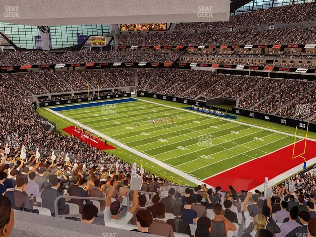 Seating view for Allegiant Stadium Section West Suite 2041