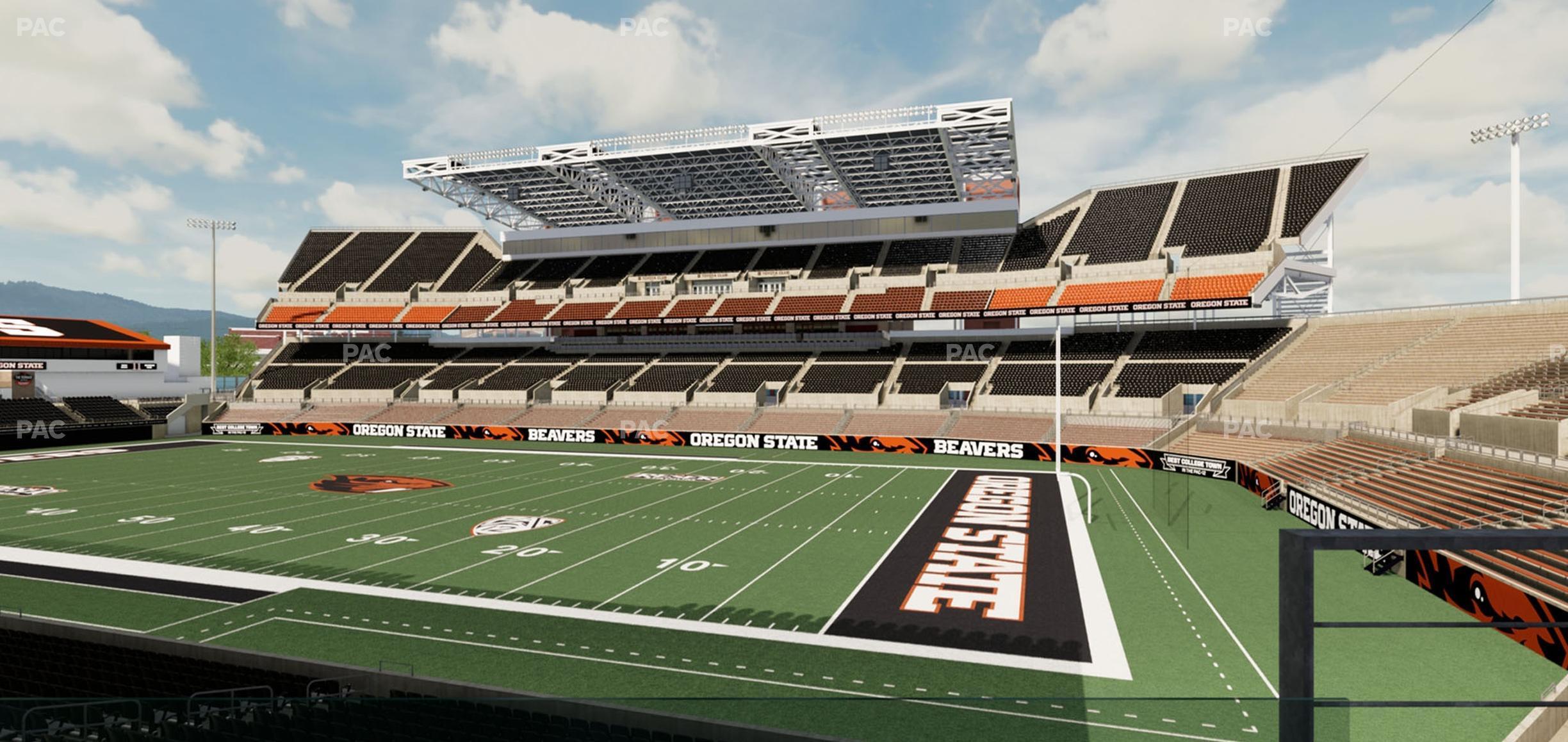 Seating view for Reser Stadium Section West Loge 10