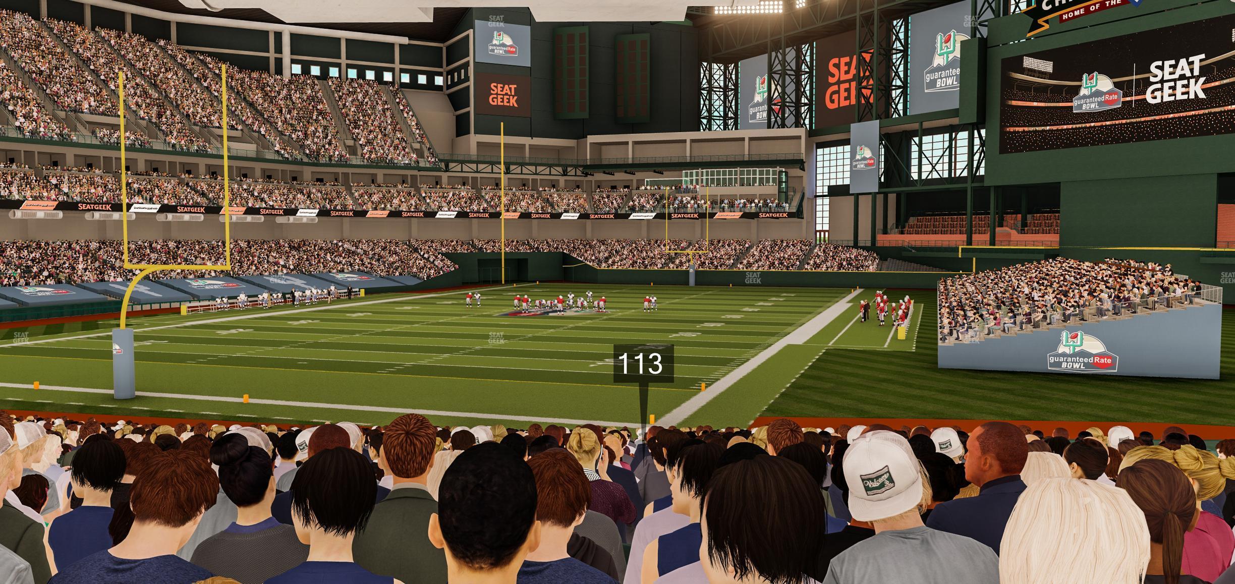 Seating view for Chase Field Section 113 W