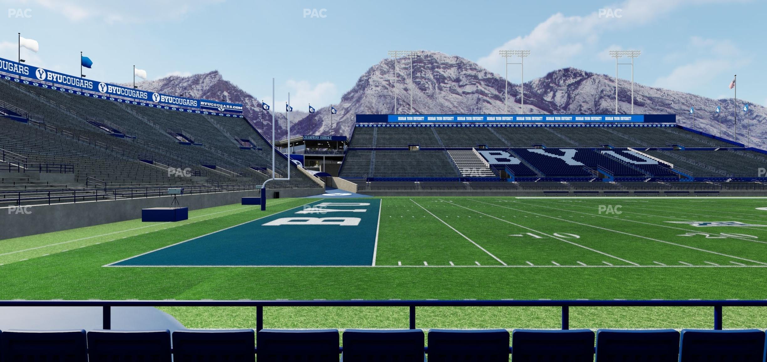 Seating view for LaVell Edwards Stadium Section 9 C