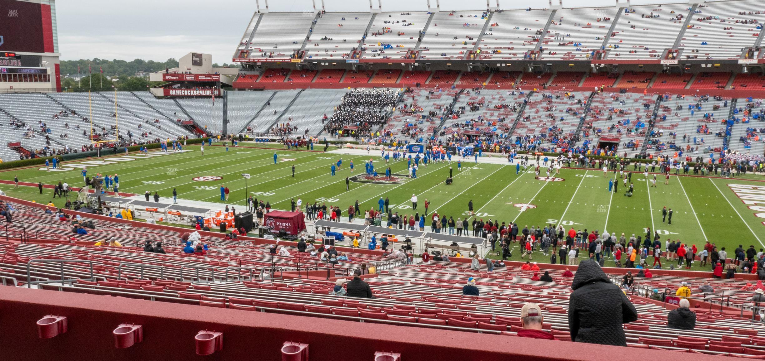 Seating view for Williams Brice Stadium Section 107