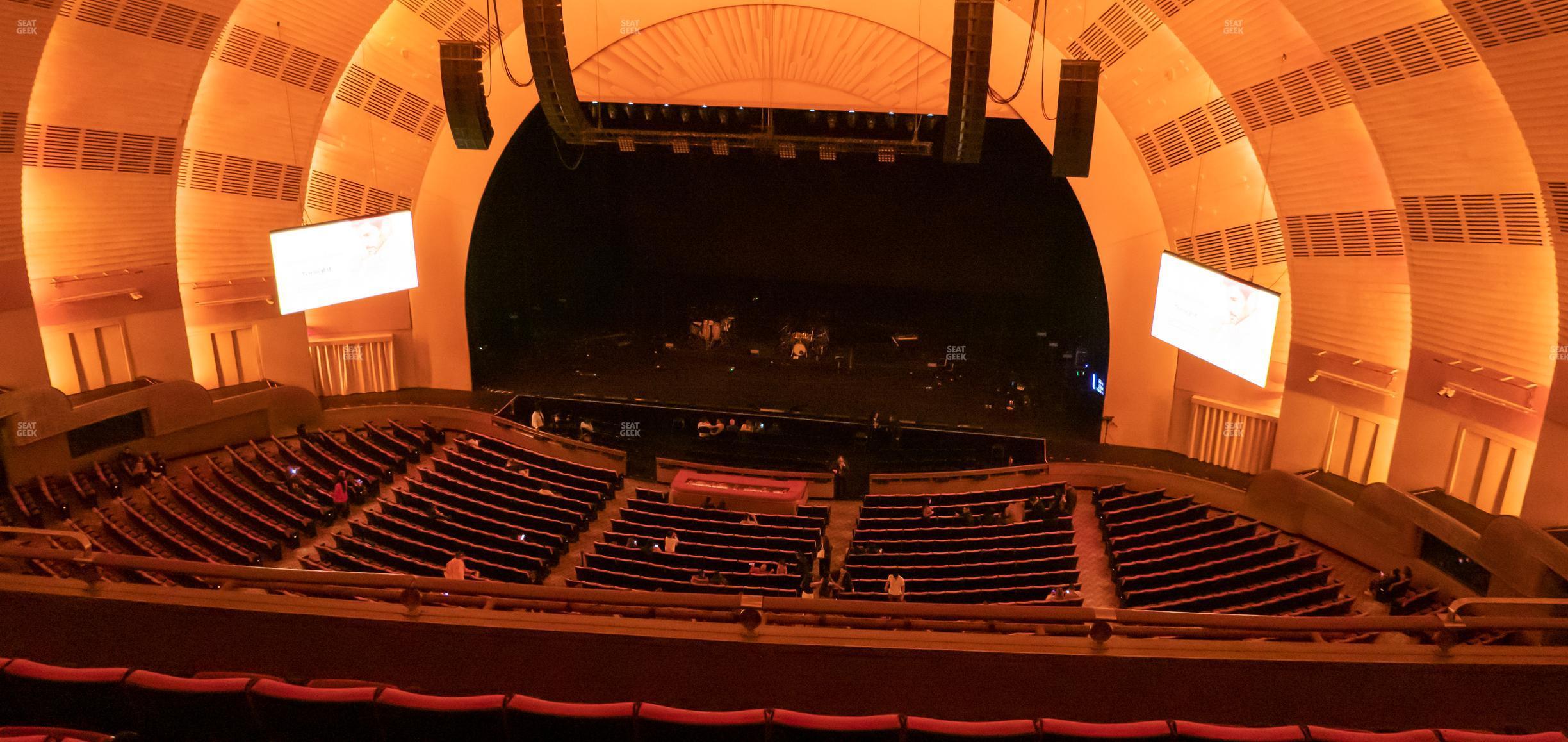 Seating view for Radio City Music Hall Section Third Mezzanine 3