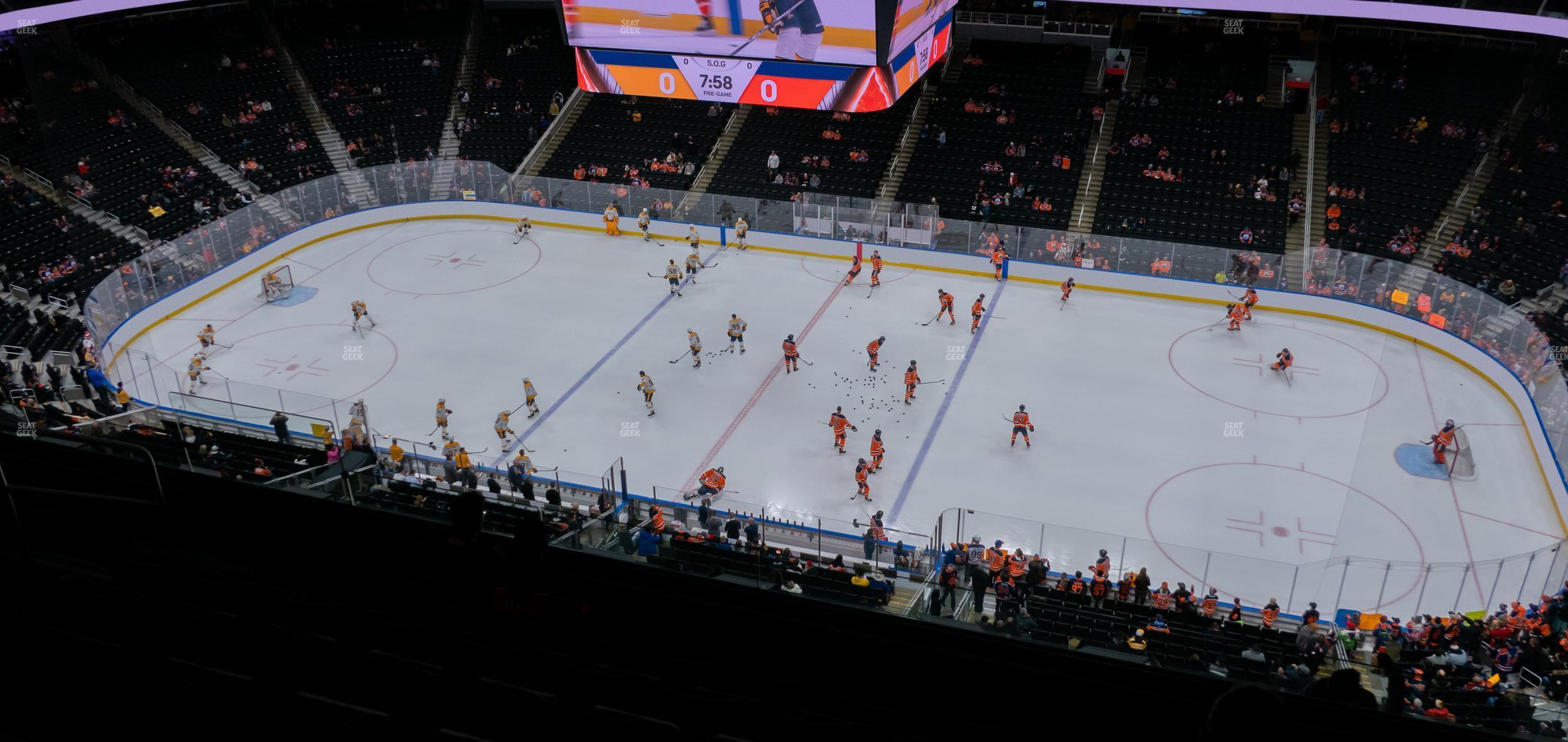 Seating view for Rogers Place Section 201